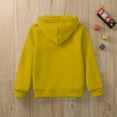 thumbnail image 5 of LIUYUNNN Kids Hoddies Zipper Yellow Hoodie Casual Long Sleeve Hoodie Sweatershirt Pullover Warm Fall Winter Clothes Girls Sweatshirts Size 11-12 Years Boys Girls Fall Outfits, 5 of 7