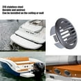 thumbnail image 3 of 4 Pcs 3-inch Marine Air Vent Cover, 316 Stainless Steel Vent Grill for RV Boats, Yachts Louvered Grille Cover Vent for Marine Use, Suitable for Marine Boats, RVs, 3 of 7