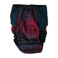 thumbnail image 3 of Barkertime Plaid to the Bone Dog Diaper, 3 of 4
