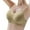 Beige, variant on Women's Seamless Wireless Vest Bra - Soft Support, Half Fixed Cup, Breathable Fabric, Ideal for Casual Wear, Yoga, and Night Use