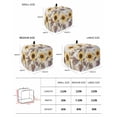 thumbnail image 2 of Sunflower Toaster Cover 2 Slice, Small Kitchen Appliance Covers, Farmhouse Plant Retro Butterfly Yellow Floral Toaster Oven Cover with Loop, Bread Machine Cover Polyester Dust Cover Protection, 2 of 4