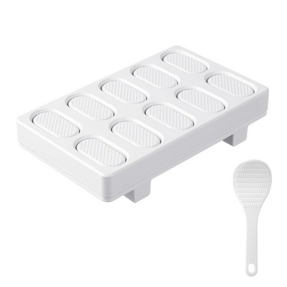 Homelife Onigiri Sushi Mold Nigiri Bento Rice Ball Maker 10 in 1 Mini Japanese Cuisine Mold Sushi Making Tool for Family