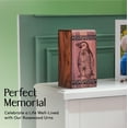 thumbnail image 6 of Penguin Wood Memorial Urn, Cremation Urns for Human Ash, Burial & Funeral Urn for Family, Small Keepsakes Wood Urns for Men and Women - 10inch, Large Size - Single 1Pcs, 6 of 7