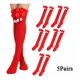 thumbnail image 1 of 5 Pares De Medias Navideñas For Niñas, Calcetines Largos, 1 of 7