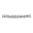 thumbnail image 1 of 100 Pcs Rondelles en Strass avec Grands Trous Entretoise de Breloques Rondelles Perles à Breloques Bijoux Cristal Multicolore Perle en Vrac pour Bricolage Collier Blanc, 1 of 7