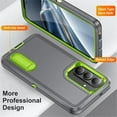 thumbnail image 3 of Para Samsung Galaxy S26 5G Funda para Teléfono de 6,3" con Soporte Incorporado, Funda Protectora Resistente a Prueba de Golpes/polvo/caídas de Grado Militar para Samsung Galaxy S26 5G, Gris, 3 of 8