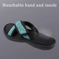 thumbnail image 5 of Women's Adjustable wrap Cross Band Slide Slippers, 5 of 6