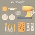 thumbnail image 4 of Maker Kitchen Play Kit Pasta Toys Kids Dough Tools Noodle Toy Machine Set Playset Playset Accessories Educational 1pc, Kitchen Set Kids Birthday Weeke, 4 of 5
