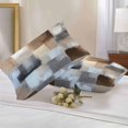 thumbnail image 2 of Lumbar Pillow Covers 20x12 Inch Set of 2, Abstract Gray Brown Waterproof Outdoor Pillow Covers, Oil Painting Color Blocks Decorative Cushion Pillowcases for Couch, Sofa, Bed, Garden, Patio, 2 of 9