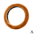thumbnail image 3 of Soft Plush Steering Wheel Cover Winter Fluffy Car Interior Accessory, 3 of 8