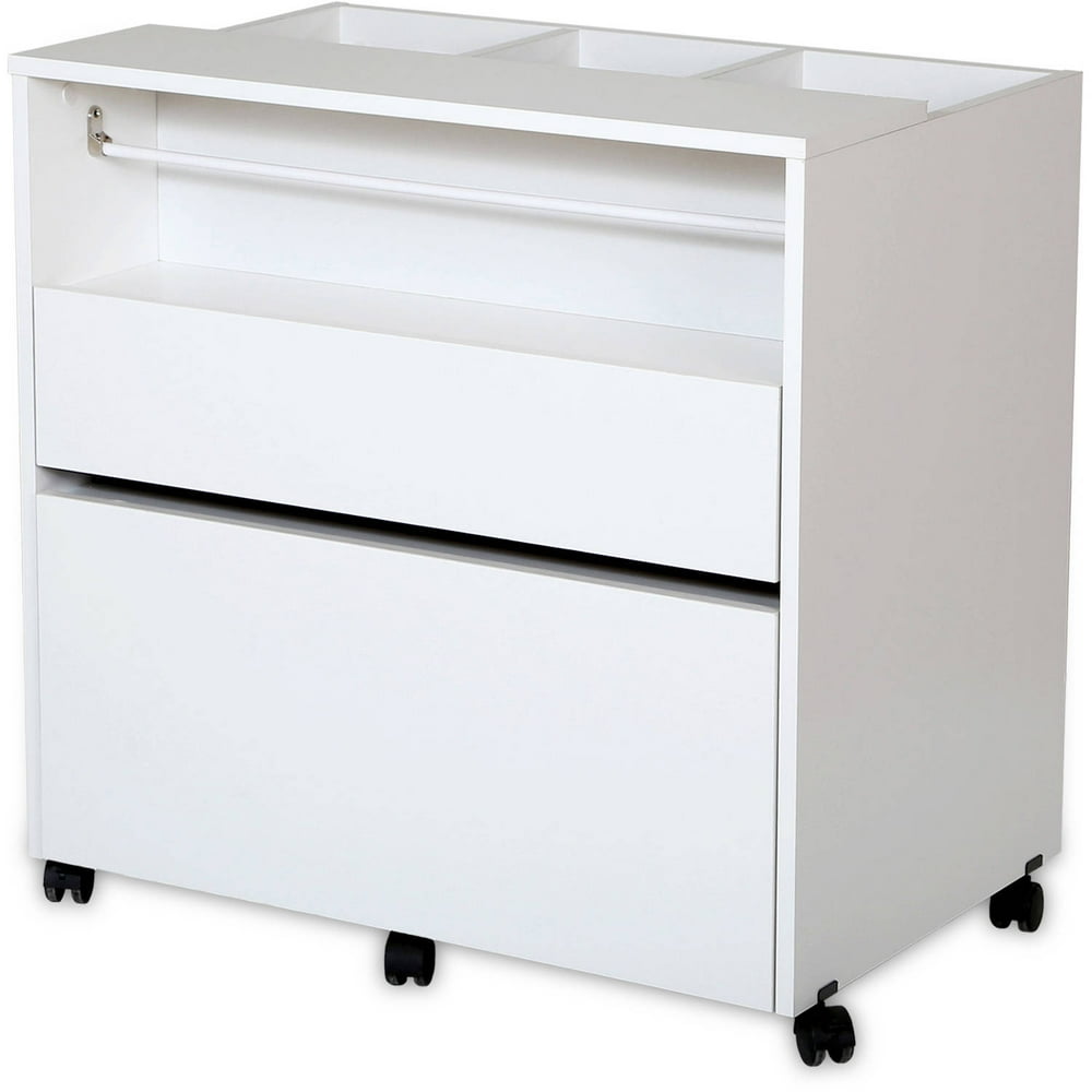 South Shore Crea Craft Storage on Wheels, 2Drawer Walmart
