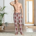 thumbnail image 5 of Goofa Red Lobster With Claws Pattern Printed Soft Pajama Pants for Men, Wide Leg Comfy Casual Lounge Yoga Pants-Large, 5 of 9