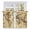 Beige Dark Yellow Dark Brown, variant on Beige Map Tier Curtains, Retro Farmhouse Abstract Illustration Art Light Filtering Kitchen Curtains, 2Pcs Rod Pocket Half Window Treatments Panels for Sink Cafe Cabinet Basement 27.5x45 Inches