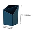 thumbnail image 2 of HEATSHAKING 1Pack Dark Blue Pen Container for Desktop Pencil Organizer in Study Room Office, 2 of 8