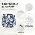 thumbnail image 4 of KLL Flowers Pattern Shorts Women,Athletic Shorts High Waisted Running Shorts Pocket Sporty Short Gym Elastic Workout Shorts-Medium, 4 of 7