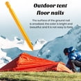 thumbnail image 3 of Tnobhg 10Pcs Camping Tent Pegs Aluminum Alloy Tent Stakes Pegs Ultra-light Triangular V-shape Rod Stakes Colorful Nail Spike Outdoor Garden Stakes for Camping Pitching Hiking Travel, 3 of 8