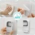 thumbnail image 3 of Tinkeep Broom Holder Mop Holder Broom & Mop Grippers Self Adhesive No Drilling Super Anti-Slip Broom and Dustpan Hanger Wall Mount Mops Rakes Holder 3 pcs, 3 of 3