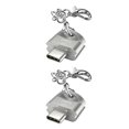 thumbnail image 3 of Becaristey Type-c to USB 3.0 Adapter Mobile Phone Fast Data Transmission Speed Type-c OTG Converter Type-c to USB Converter silver 2Set, 3 of 6