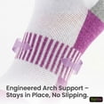 thumbnail image 3 of Tipi Toe Women's Moisture-Wicking Ankle High Tennis and Exercise Socks, 12 Pack, 3 of 7