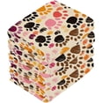 thumbnail image 4 of GZHJMY Colorful Dog Paws Cotton Washcloths Set of 2, 12"x12" Super Soft Absorbent Wash Cloths Bathroom Face Cloths Fingertip Towels for Gym Hotel and Spa, 4 of 7