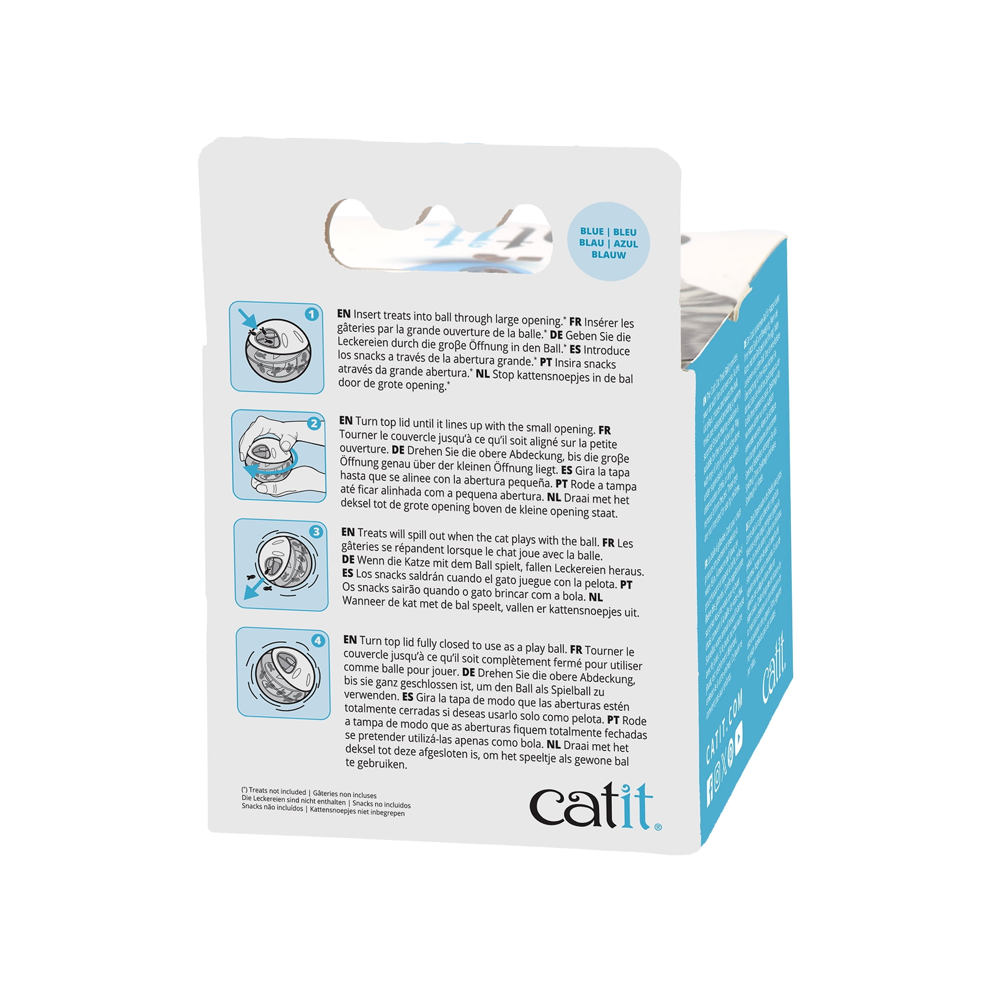 Catit Cat Treat Ball, Blue