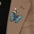 thumbnail image 2 of BQBQERT Exquisite Embroidered Butterfly Brooch Pin Breastpin for Women Fashionable Corsage and Clothing Accessories, 2 of 8