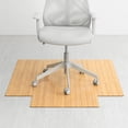 thumbnail image 3 of Anji Mountain 44" x 52" Bamboo Chair Mat for Carpet and Hard Floor, 5mm - Rectangular with Lip, Natural, 3 of 9