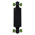 thumbnail image 3 of MBS 10001 All-Terrain Drop Deck 39 Inch Longboard Skateboard, Black and Green, 3 of 10