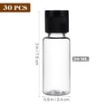 thumbnail image 2 of Phenofice 30Pcs Clear Plastic Sample Containers with Caps for Travel and Home Storage, 2 of 8