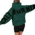 thumbnail image 2 of Ruyang Oversized Hoodies for Women Women's Long Sleeved Zipperless Printed Hoodie With Back Long Jackets Women, 2 of 5
