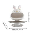 MtsDJSKF Sculptures Statues for Homer Rabbit Can Be Ornaments Porch Key