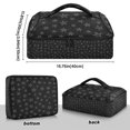 thumbnail image 3 of Iauyy Casserole Carrier for Hot Food Insulated Casserole Travel Carry Bag with Lid Food Warmer Bag for Party/Picnic,Attractive Stars, 3 of 7