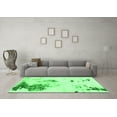 thumbnail image 3 of Ahgly Company Indoor Rectangle Abstract Green Modern Area Rugs, 5' x 8', 3 of 4