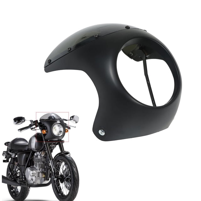 Carenado de Faro de Motocicleta ANGGREK parabrisas Protector 7 pulgadas Universal