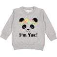 thumbnail image 2 of Inktastic 2nd Birthday Panda Face 2 Year Old Girl Toddler Sweatshirt, 2 of 4