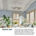 thumbnail image 6 of 901952FMW-NWD Hinkley Lighting Tropic Air - 52 Inch 5 Blade Ceiling Fan-Matte White Finish, 6 of 11