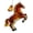 E-1E-clearacne, variant on WWG 2D Acrylic Horse Suncatcher Window Decor with Chain 20cm Stained Glass Style Light Filtering Hanging Ornament for Indoor Outdoor Patio Garden Decoration