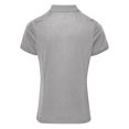 thumbnail image 2 of Premier- Polo de manga corta Coolchecker para mujer (Plata), 2 of 2