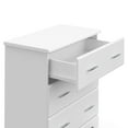thumbnail image 5 of Storkcraft Brookside 3 Drawer Modern Vertical Dresser White, 5 of 8