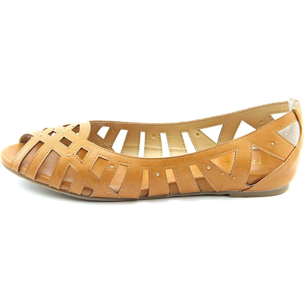 Thalia Sodi Zuly Women Peep-Toe Synthetic Flats Thalia Sodi Zuly Women Peep-Toe Synthetic Flats