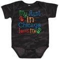thumbnail image 3 of Inktastic My Aunt in Chicago Loves Me Boys or Girls Baby Bodysuit, 3 of 5