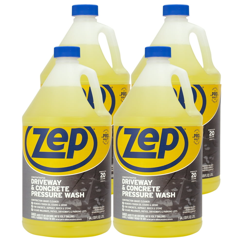 Zep Driveway and Concrete Pressure Wash Cleaner Concentrate 128 ounce