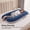Blue&Light Gray47''*21'', variant on 1PC U-Shaped Pregnancy Pillow , Relieves Back Soreness, Removable Washable Cover, Perfect Gift for Pregnant Women,47''*21''(Dark Gray&Pink)(Cover Material: 75% Polyester, 25% Spandex)