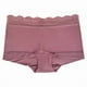 thumbnail image 1 of Bóxer Vassarette para Mujer, con Detalles de Encaje en la Cintura Rosa Talla M, 1 of 4