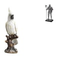 thumbnail image 1 of Figura de escritorio,Figura de loro para escritorio,oficina,decoración del hogar,Estatua de pájaro de resina,regalo de cumpleaños para inauguración de la casa,Figura de escritorio,Estatua, 1 of 8