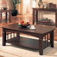 thumbnail image 1 of Coaster Abernathy Table Basse à Pieds Coniques en Merlot, 1 of 3