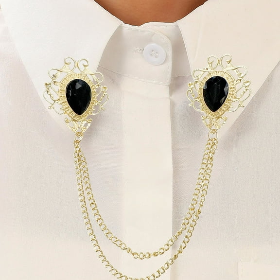 Brooches and pins for women,Brooch for men,Vintage patterns Brooch Pins,Brooch for men suit,Husband Boyfriend Valentine's Day Anniversary Birthday Gift(Gold Black)