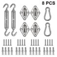 thumbnail image 1 of Juego de accesorios para toldo Herramienta para visera solar de acero galvanizado triangular, 1 of 5