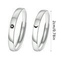 thumbnail image 2 of Stunning Rings Set for Couples - Sun And Moon Lover Rings Style Promise Wedding Bands Set 2PCS, 2 of 8