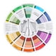 thumbnail image 1 of Guía de mezcla profesional Rueda de colores de pigmentos para uñas y tatuajes redondos Suministros de tarjetas de papel, 1 of 15